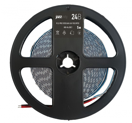 Лента светодиодная LED PLS PRO 5050 RGB 12 Вт/м 24В 5м JazzWay 5033979