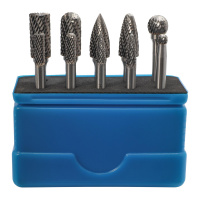 Набор бор-фрез твердосплавных 10шт HM S=6мм Mini-Box H-Tools 116002HT