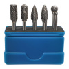 Набор бор-фрез твердосплавных 10шт HM S=6мм Mini-Box H-Tools 116002HT