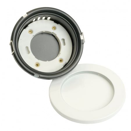 Светильник ДВО-15w GX53 без лампы белый IP44 FERON DL544 51229