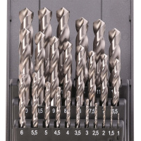 Набор сверл по металлу 1-13мм 25шт HSS-G 118° DIN338 RUKO 214215RO