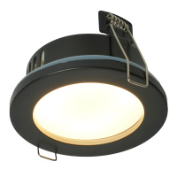 DL544 51230 Светильник ДВО-15w GX53 без лампы черный IP44 FERON 