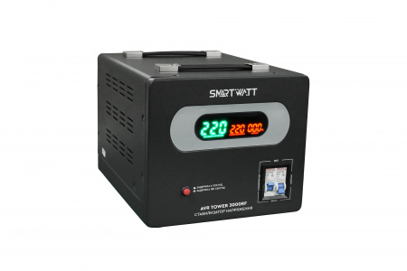 Стабилизатор напряжения напольный 3 кВА SMARTWATT AVR TOWER 3000RF 4512020370007