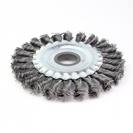 Щетка дисковая жгутовая Д125х13х22.2. ворс сталь 0.50 (13-012) EuroBrush EB-DST4L