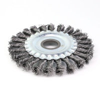 Щетка дисковая жгутовая Д125х13х22.2. ворс сталь 0.50 (13-012) EuroBrush EB-DST4L