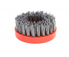 Щетка нейлоновая чашечная Д110xM14 P60 ворс полимер абразив по дереву на УПМ УШМ (6-003) ОСБОРН PLM.CUP110M14P60