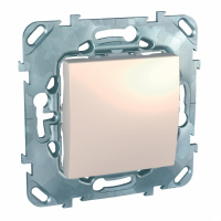 Выключатель одноклавишный, в рамку, бежевый Schneider Electric MGU5.201.25ZD