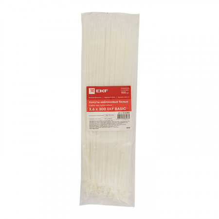 Хомут 3.6х300 нейлон (100шт) EKF plc-c-3.6х300
