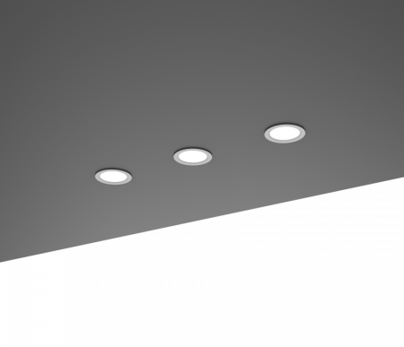 Светильник светодиодный DL-PRO круглый встраиваемый 103*58мм 10W 4000K IP65 диаметр монтажного отверстия 90мм Вартон V1-R0-00555-10000-6501040