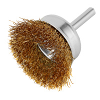 Набор щеток для дрели, 3 шт., 1 Плоская 50 мм, 2 Чашки 25-50 мм, со шпильками Matrix 74486