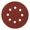 73802 Круг абразивный на ворсовой подложке под 'липучку', перфорированный, P 40, 125 мм, 5 шт. Matrix 