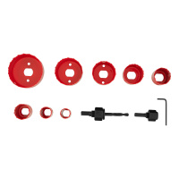 Набор кольцевых пил по дереву, 19-64 мм, 11 предм. Matrix 70473