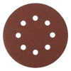73805 Круг абразивный на ворсовой подложке под липучку, перфорированный, P 100, 125 мм, 5 шт. Matrix 