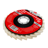 Круг полировальный лепестковый из натурального войлока 125 х 22.2 мм Matrix 75934