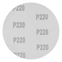 Круг абразивный на ворсовой подложке под липучку, P 220, 125 мм, 10 шт. Matrix 73870