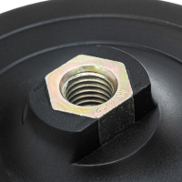 Насадка для дрели и УШМ с липучкой, 125 мм, твердая Matrix 76230