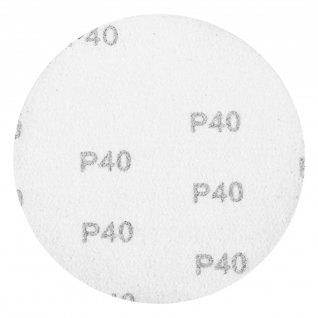 Круг абразивный на ворсовой подложке под липучку, P 40, 125 мм, 10 шт. Matrix 73835