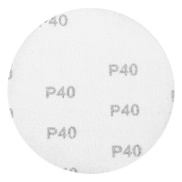 Круг абразивный на ворсовой подложке под липучку, P 40, 125 мм, 10 шт. Matrix 73835
