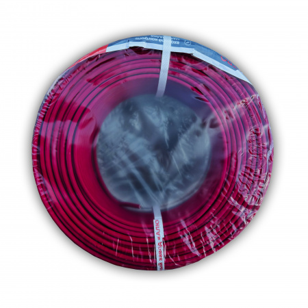 Провод силовой ПуВнг (А)-LS 1х2.5 красный бухта однопроволочный АЛЮР 00-00010624