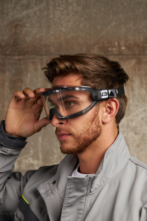 GALERVI Очки закрытые защитные GALERAS прозрачные Delta Plus 