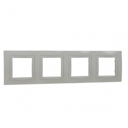 MGU2.008.25 UNICA Рамка 4 поста бежевая Schneider Electric 