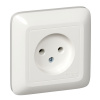 ПРИМА Розетка без заземления скрытая без шторок белая Systeme Electric RS10-184-BI