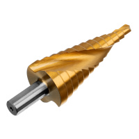 Сверло ступенчатое,6-8-10-12-14-16-18-20-22-24-26-28-30 мм,HSS,спирал.проф.,трехгр.хвост. Matrix 72357