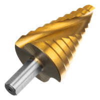 Сверло ступенчатое, 9-12-15-18-21-24-27-30-33-36 мм, HSS, спирал. проф., трехгр. хвостовик Matrix 72358