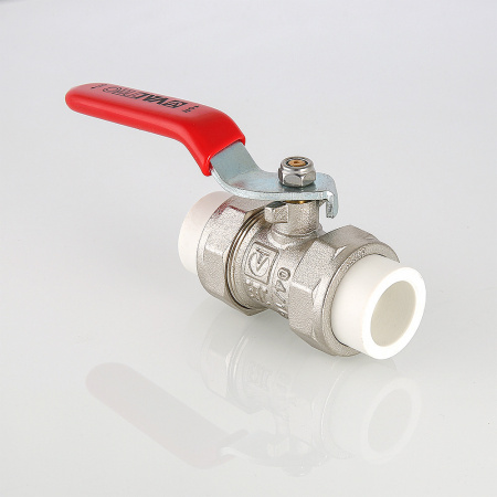 Кран латунный с PPR муфтами 25 мм VALTEC VTp.745.0.025 PV7452500