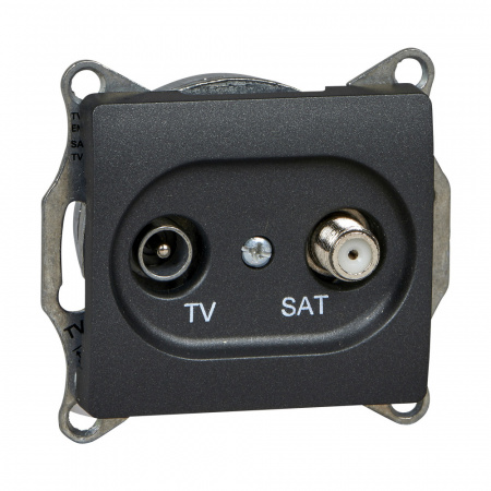 GSL000797 Розетка GLOSSA TV-SAT оконечная 1DB механизм Systeme Electric 