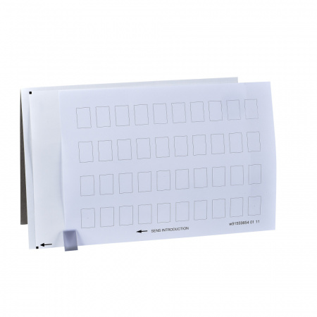 Лист с самоклеящимися символами без текста (40 круглых символов) Schneider Electric ZBY5100