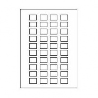 Лист с самоклеящимися символами без текста (40 круглых символов) Schneider Electric ZBY5100