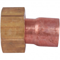 Муфта с накидной гайкой пайка медь 18х3/4' ВР, модель 5359g Sanha 153591834 RG008U3AFHT917