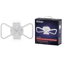 Люстра потолочная светодиодная диммируемая, NUVOLA, с ДУ, 3 режима, 500х335х100мм, 72Вт, 2700К/4200К/6400К, 22м, белый, 52938 9, Ritter RITTER