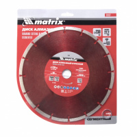Диск алмазный отрезной сегментный, 230 х 22.2 мм, сухая резка Matrix 73177