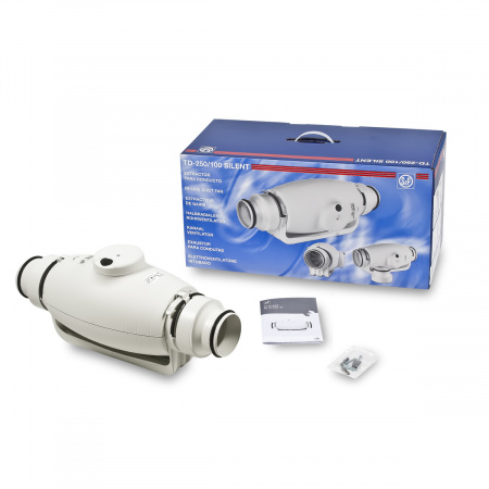 Вентилятор канальный TD-250/100 Silent Soler & Palau 5211360600 03-0101-221