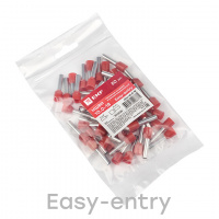 Наконечник штыревой втулочный изолированный НШвИ 10.0-18 (50шт.) PROxima EKF nhvi-10.0-18