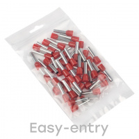 Наконечник штыревой втулочный изолированный НШвИ 10.0-18 (50шт.) PROxima EKF nhvi-10.0-18