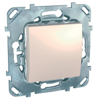 UNICA Переключатель одноклавишный в рамку бежевый Schneider Electric MGU5.203.25ZD