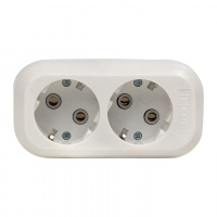 Колодка 2 гнезда c заземлением 16А Эксперт EKF AKB16-2