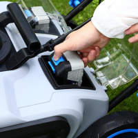 Снегоуборщик аккумуляторный  ST41, 2*20В, 2-4.0Ач, 50см, 2 фары Deko 084-4445