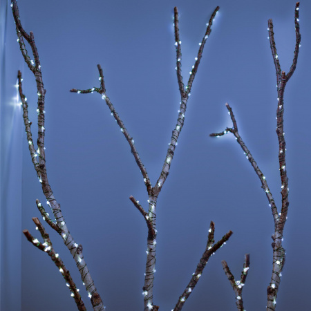 Гирлянда Нить, холодный свет, 50 м, 500 microLED, IP44, 220В ENIN-2000W ЭРА Б0060429