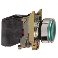 Кнопка зеленая возвратная 22 мм 24В с подсветкой Schneider Electric XB4BW33B5