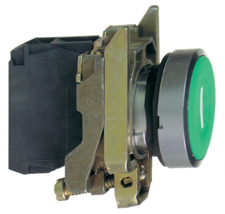 XB4BA3311 Кнопка зеленая I без фиксации 1но Schneider Electric 