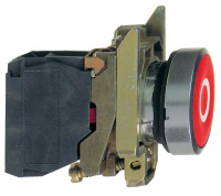 Кнопка красная без фиксации О 1нз Schneider Electric XB4BA4322