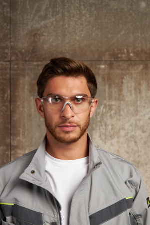 VULC2ORIN Очки открытые защитные VULCANO2 с прозрачной линзой Delta Plus 