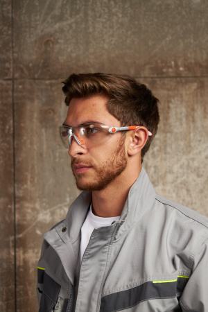 VULC2ORIN Очки открытые защитные VULCANO2 с прозрачной линзой Delta Plus 