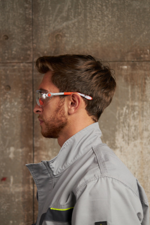 VULC2ORIN Очки открытые защитные VULCANO2 с прозрачной линзой Delta Plus 