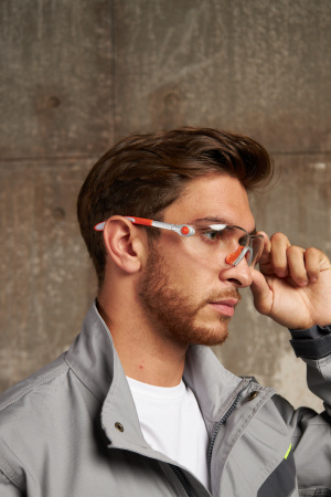 VULC2ORIN Очки открытые защитные VULCANO2 с прозрачной линзой Delta Plus 