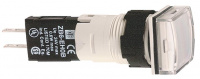 Лампа сигнальная 16ММ 12-24В белая квадратная Schneider Electric XB6CV1BB